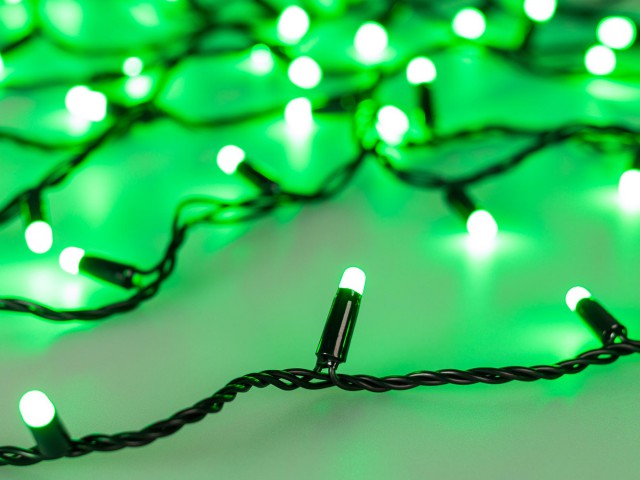 Светодиодная гирлянда ARD-STRING-CLASSIC-20000-BLACK-200LED-MILK-SYNC RGB (230V, 13W) (Ardecoled, IP65) фото:12