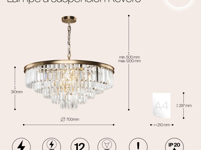 Подвесной светильник Maytoni MOD085PL-12BS фото:19