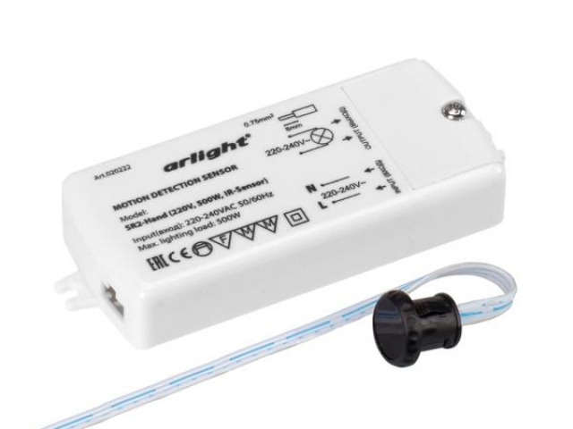 ИК-датчик SR2-Hand (220V, 500W, IR-Sensor) (Arlight, -) фото:2