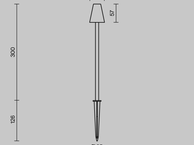 Ландшафтный светильник Outdoor O504FL-L1B3K фото:1