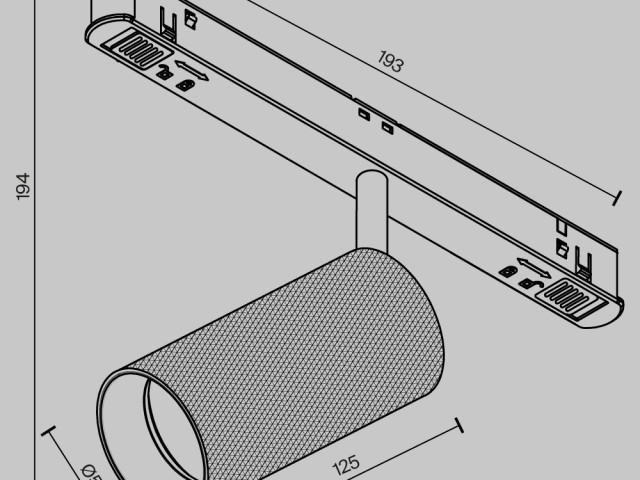 Трековый светильник Technical TR097-2-12W2.7K-M-BB фото:261