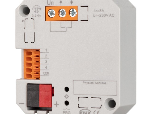 INTELLIGENT ARLIGHT Модуль управления шторами KNX-502-72-IN (BUS, 2x8A) (IARL, IP20 Пластик, 3 года) фото:1