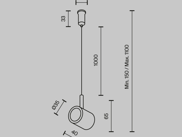 Комплектующие для трекового светильника Technical TRA154CSW-1BS фото:6