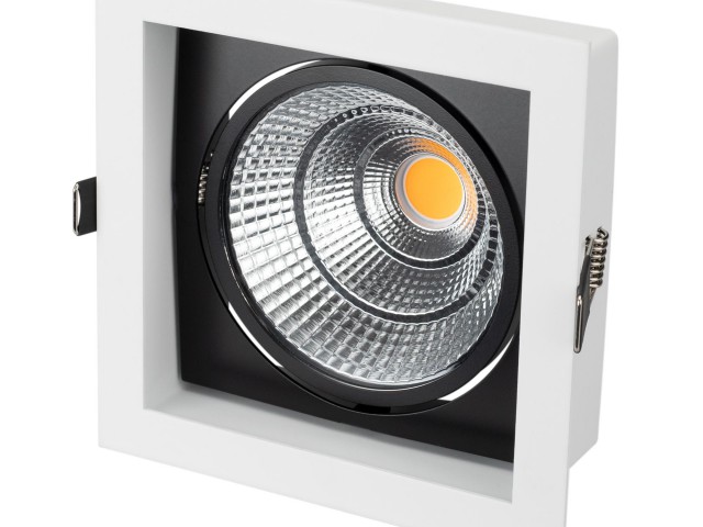 Светильник CL-KARDAN-S152x152-25W Warm3000 (WH-BK, 30 deg) (Arlight, IP20 Металл, 3 года) фото:14