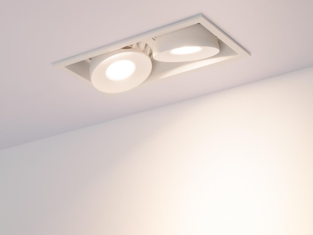 Светильник CL-SIMPLE-S148x80-2x9W Warm3000 (WH, 45 deg) (Arlight, IP20 Металл, 3 года) фото:8