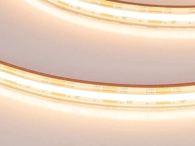 Лента герметичная COB-PS-X560-12mm 24V Warm2700 (9.6 W/m, IP67, 10m) (Arlight, 5 лет) фото:3