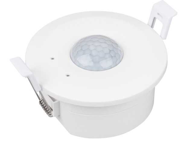 INTELLIGENT ARLIGHT Датчик движения SMART-0-10V-1001-14-62-IN White (230V, 1x4A, Relay, PIR, 2.4G) (IARL, IP20 Пластик, 5 лет) фото:1