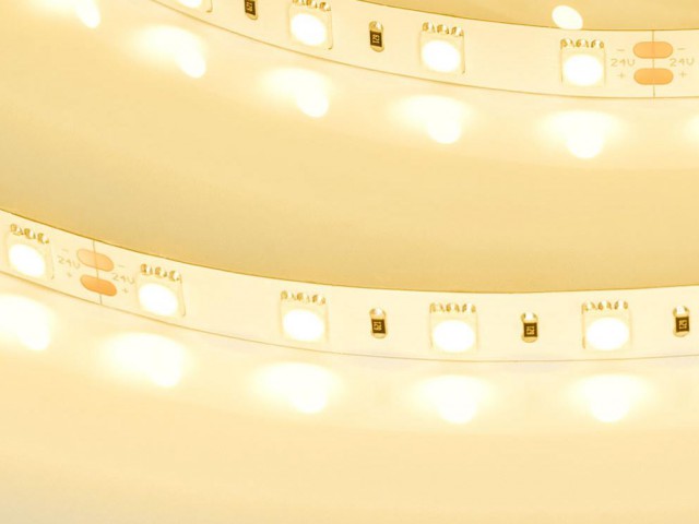 Лента RT-B60-10mm 24V Yellow (14.4 W/m, IP20, 5060, 5m) (Arlight, 14.4 Вт/м, IP20) фото:1