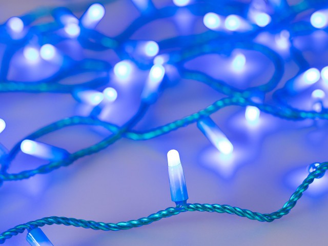 Светодиодная гирлянда ARD-STRING-CLASSIC-10000-BLUE-100LED-MILK-STD Blue (230V, 7W) (Ardecoled, IP65) фото:3