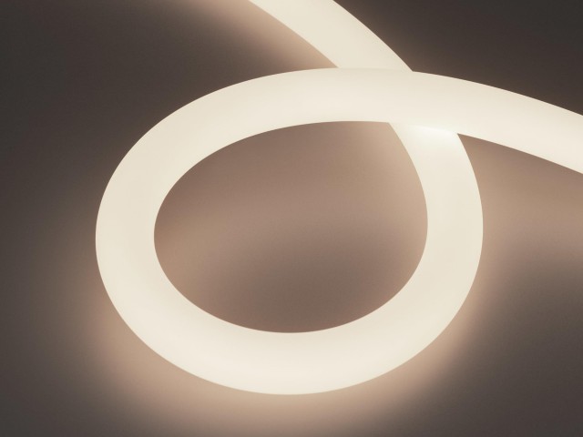 Лента герметичная MOONLIGHT-TOP-A336-D25mm 24V Day4000 360deg (14.4 W/m, IP65, 2835, 5m, wire x2) (Arlight, Вывод прямой, 3 года) фото:4