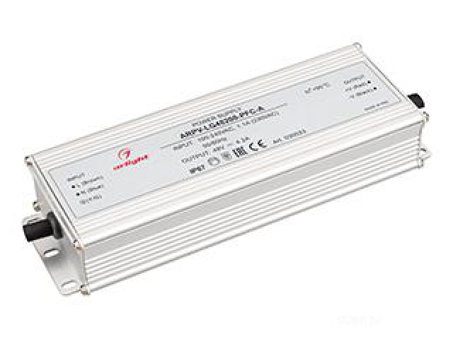 Блок питания ARPV-LG48200-PFC-A (48V, 4.2A, 200W) (Arlight, IP67 Металл, 5 лет) фото:3