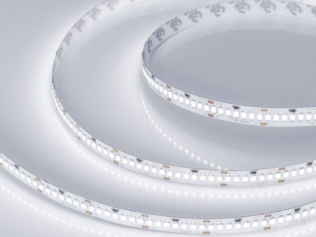 Лента RT 2-5000 24V White5500 10mm (2835, 252 LED/m, LUX) (Arlight, 10 Вт/м, IP20) фото:9