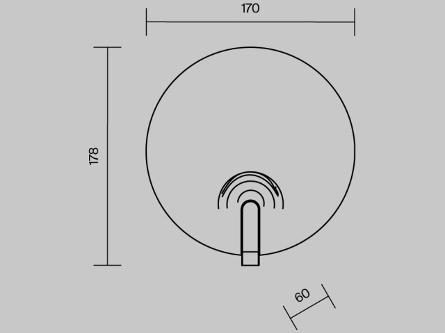 Настенный светильник (бра) Maytoni MOD481WL-L5BS3K фото:1