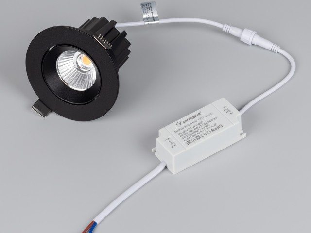 Светильник MS-ATOLL-BUILT-TURN-R94-10W Warm3000 (BK, 36 deg, 230V) (Arlight, IP54 Металл, 5 лет) фото:5