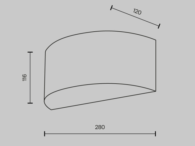 Настенный светильник (бра) Maytoni MOD096WL-01CH фото:5
