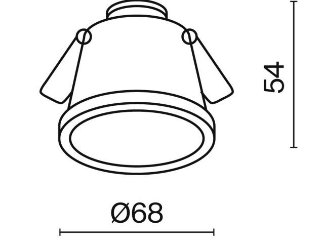 Встраиваемый светильник Technical DL049-01B фото:12