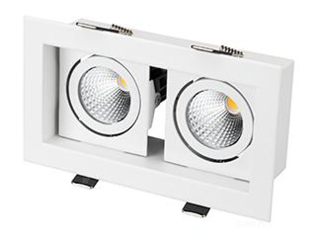 Светильник CL-KARDAN-S180x102-2x9W Warm (WH, 38 deg) (Arlight, IP20 Металл, 3 года) фото:18