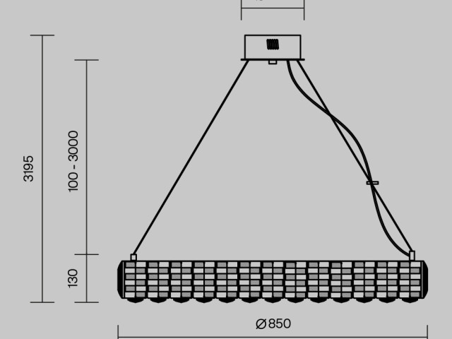 Подвесной светильник Maytoni MOD336PL-L170G3K фото:11