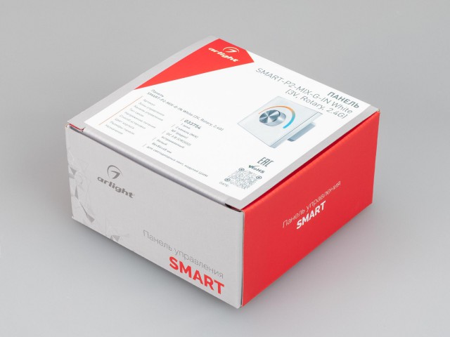 Панель SMART-P2-MIX-G-IN White (3V, Rotary, 2.4G) (Arlight, IP20 Пластик, 5 лет) фото:4