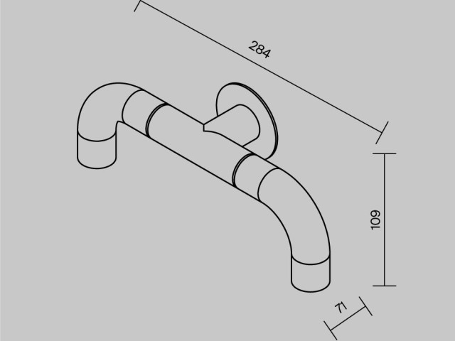 Уличный настенный светильник Outdoor O477WL-L4GF3K фото:1