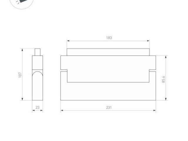 Светильник MAG-ORIENT-FLAT-FOLD-S230-12W Warm3000 (BK, 80 deg, 48V DALI) (Arlight, IP20 Металл, 5 лет) фото:3