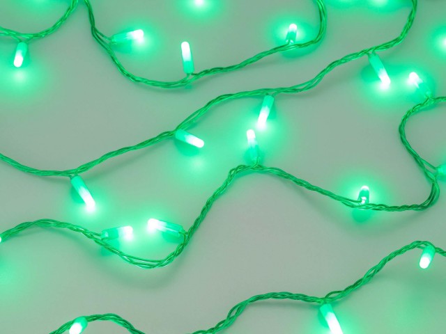 Светодиодная гирлянда ARD-STRING-CLASSIC-10000-GREEN-100LED-MILK-STD Green (230V, 7W) (Ardecoled, IP65) фото:1