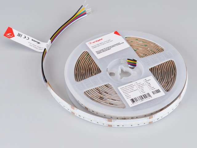Лента CSP-X840-12mm 24V RGBW-MIX (16 W/m, IP20, 5m) (Arlight, -) фото:8