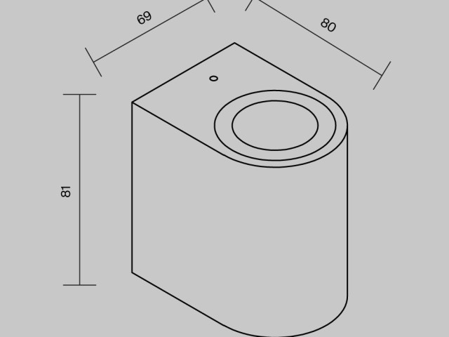 Уличный настенный светильник Outdoor O044WL-01B фото:7