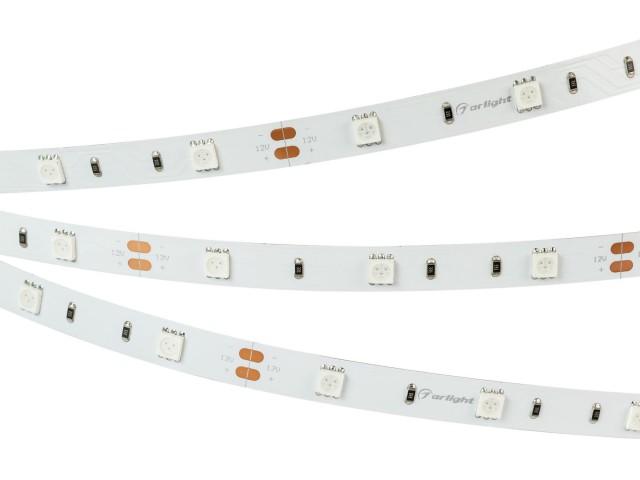 Лента RT 2-5000 12V Green (5060, 150 LED, LUX) (Arlight, 7.2 Вт/м, IP20) фото:6