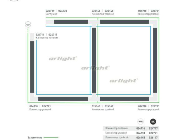Коннектор тройной LGD-4TR-CON-EXT-L1-BK (C) (Arlight, IP20 Пластик, 3 года) фото:5