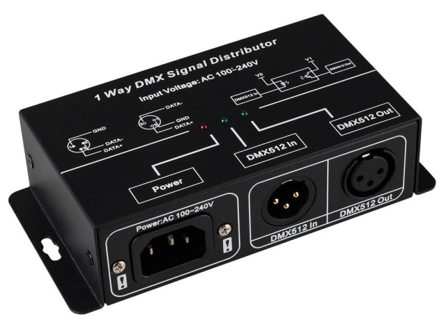 Усилитель DMX-сигнала LN-DMX-1CH (220V) (Arlight, IP20 Металл, 1 год) фото:5