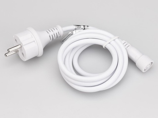 Шнур питания ARD-CLASSIC-ICEFALL-1.5M White (230V) (Ardecoled, Закрытый) фото:1