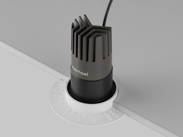 Встраиваемый светильник Technical DL120-10W-3K-TRS-B фото:2