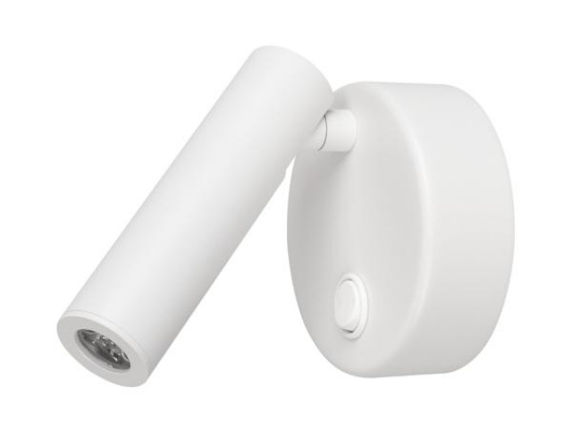Светильник SP-BED-R90-3W Warm3000 (WH, 20 deg, 230V) (Arlight, IP20 Металл, 3 года) фото:4