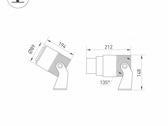 Светильник ALT-RAY-ZOOM-R89-25W Warm3000 (DG, 10-40 deg, 230V) (Arlight, IP67 Металл, 3 года) фото:10