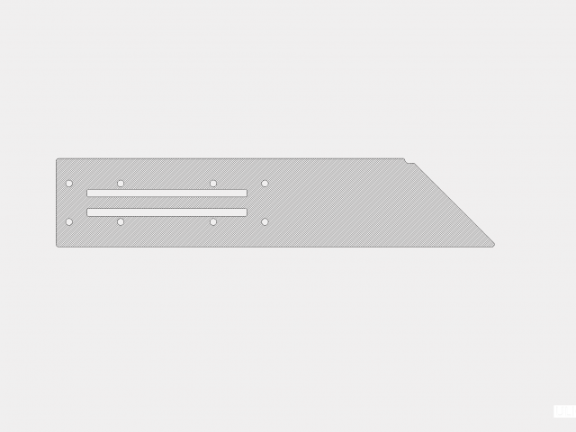 OneLine gen3 connector L-long v3 (steel 1,5mm - RAL9005) фото:1