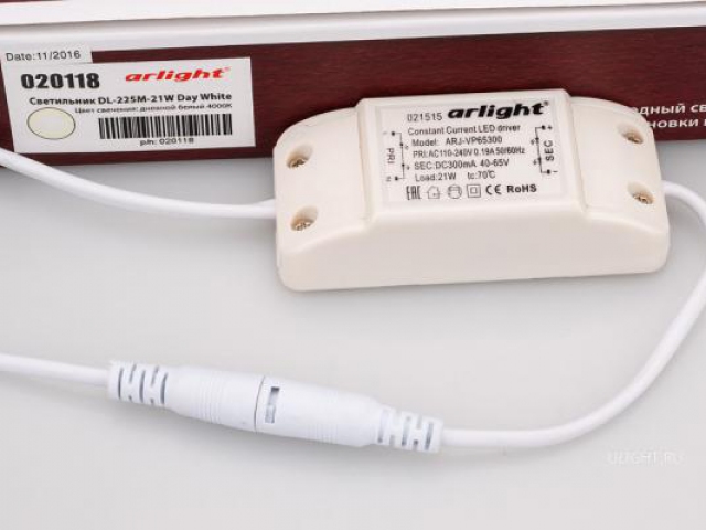 Светильник DL-225M-21W Day White (Arlight, IP40 Металл, 3 года) фото:11