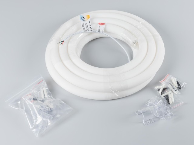 Лента герметичная MOONLIGHT-TOP-M768-D25mm 24V White-MIX 360deg (14.4 W/m, IP65, 2216, 5m, wire x1) (Arlight, Вывод прямой, 3 года) фото:10