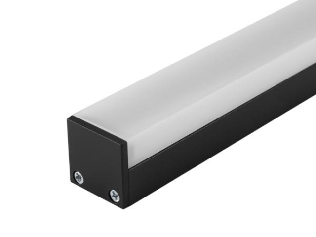 Профиль с экраном SL-LINE-2011M-2500 BLACK+OPAL SQUARE (Arlight, Алюминий) фото:11