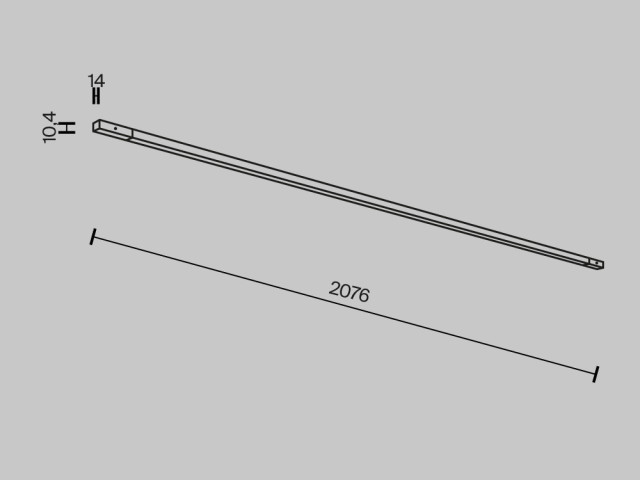 Трековый светильник Technical TR180-1-24WTW-B фото:1