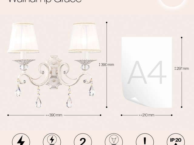 Настенный светильник (бра) Maytoni ARM247-02-G фото:7