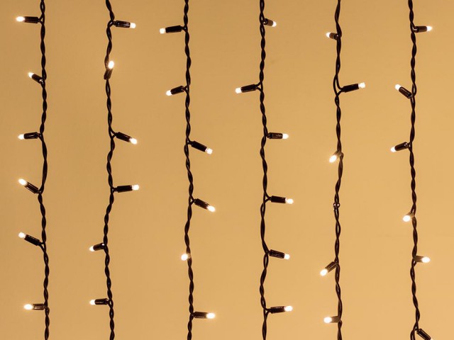 Светодиодная гирлянда ARD-CURTAIN-PRO-2000x3000-BLACK-760LED-STD WARM (230V, 70W) (Ardecoled, IP65) фото:3