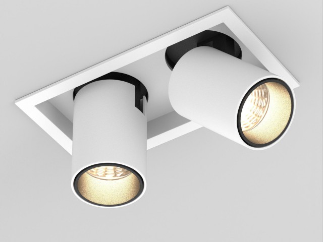 Светильник LTD-PULL-S110x210-2x10W Day4000 (WH, 24 deg, 230V) (Arlight, IP20 Металл, 5 лет) фото:1