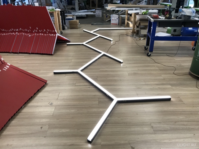 Светильник HOKASU Molecule S50 (RAL9005/6x410mm/LT70 — 3K/52W) фото:8