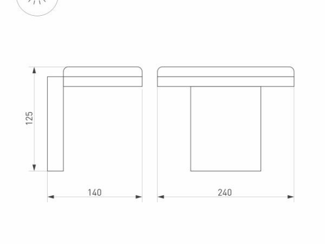 Светильник LGD-TENT-WALL-9W Warm3000 (GR, 110 deg, 230V) (Arlight, IP65 Металл, 3 года) фото:7