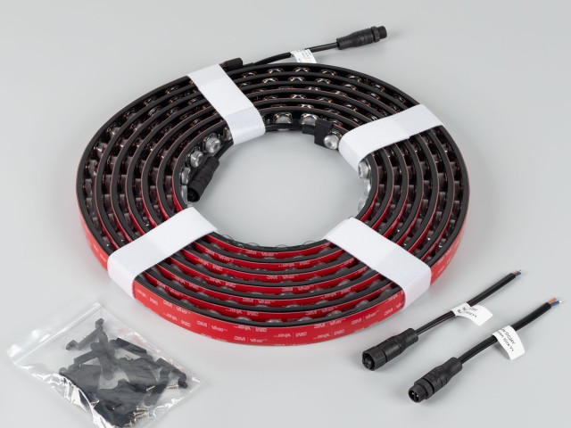 Лента герметичная FLT-PS-A42-BLACK-23mm 24V Warm2700 (21 W/m, IP67, 30deg, 5m) (Arlight, -) фото:5