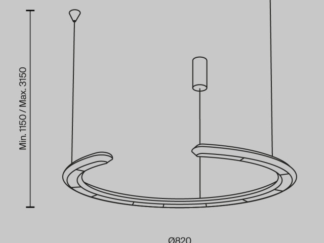 Подвесной светильник Maytoni MOD276PL-L20W3K1 фото:8
