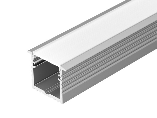 Профиль с экраном ALU-POWER-W35-2000-F ANOD+FROST (Arlight, Алюминий) фото:8