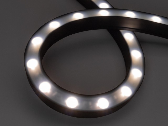 Грейзер DMX THOR-3D-F24-25x27mm 24V RGBW-Day4000 (24 W/m, IP65, 1m, wire x2) (Arlight, Силикон) фото:7