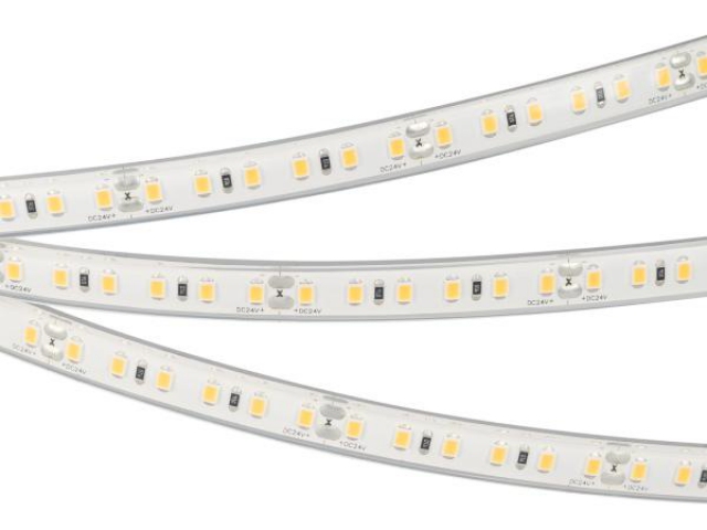 Лента герметичная RTW-PU-A120-10.5mm 24V Warm3000 (16.8 W/m, IP68, Wire 2m, 5m) (Arlight, -) фото:2